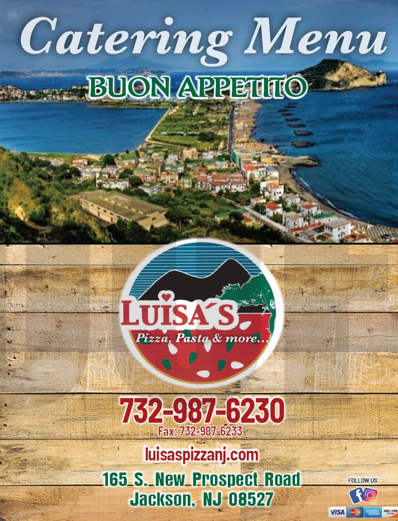 Catering Menu Luisa's Pizza, Pasta & more